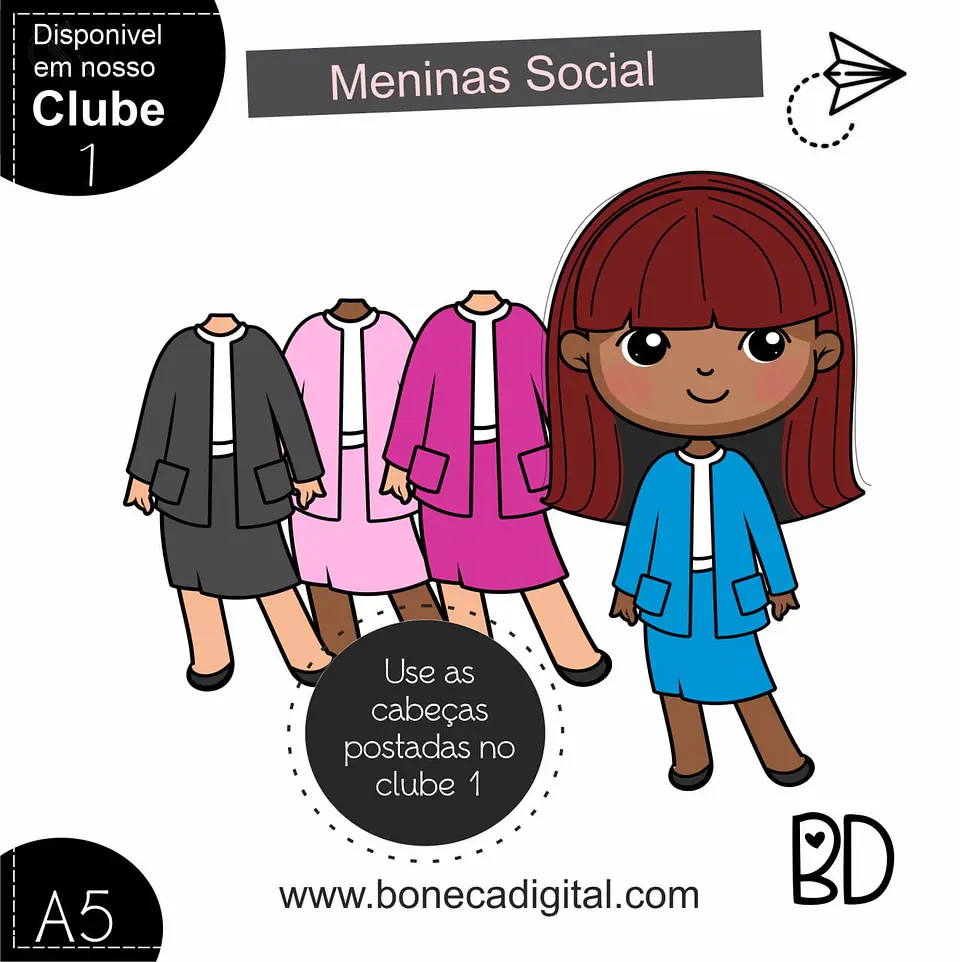 Kit Digital Meninas Social 22 1