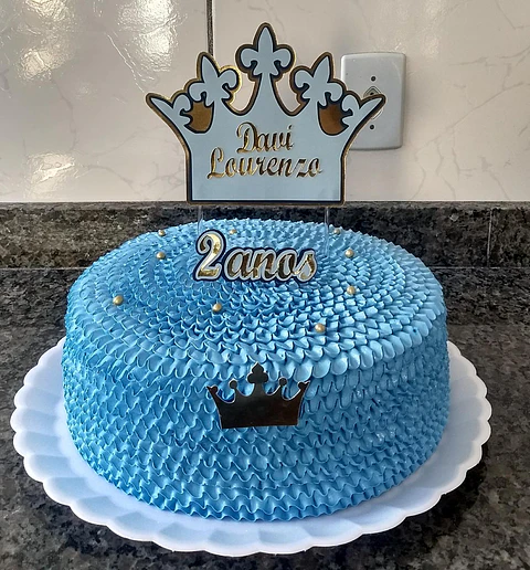 Arquivo de Corte Topo de Bolo Coroa Príncipe Realeza Menino 4