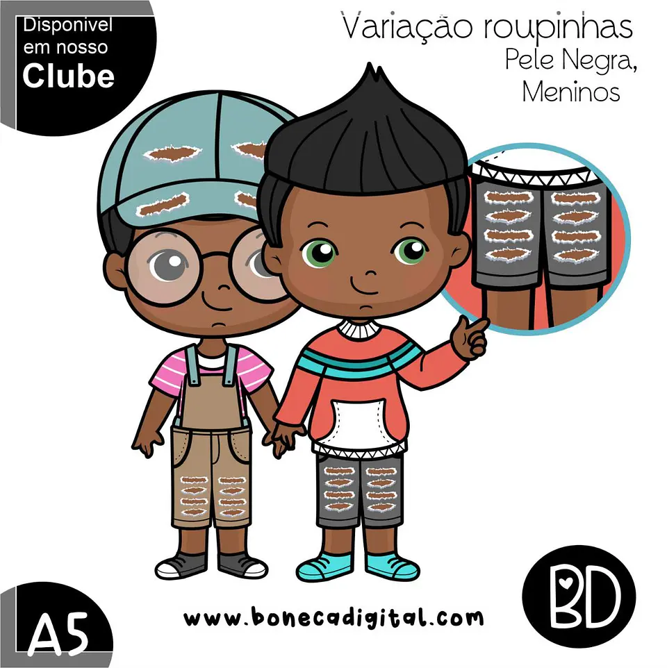 Kit Digital Kits Variação Bermudas Meninos 1 1