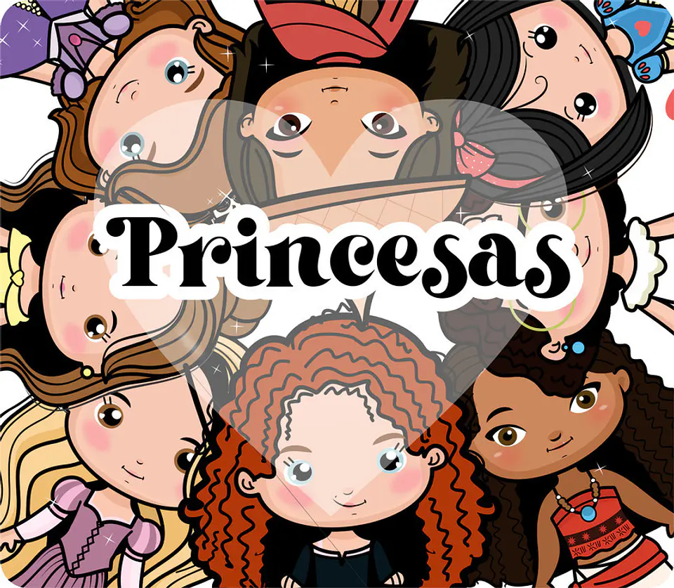Kit Digital Princesas 115 1