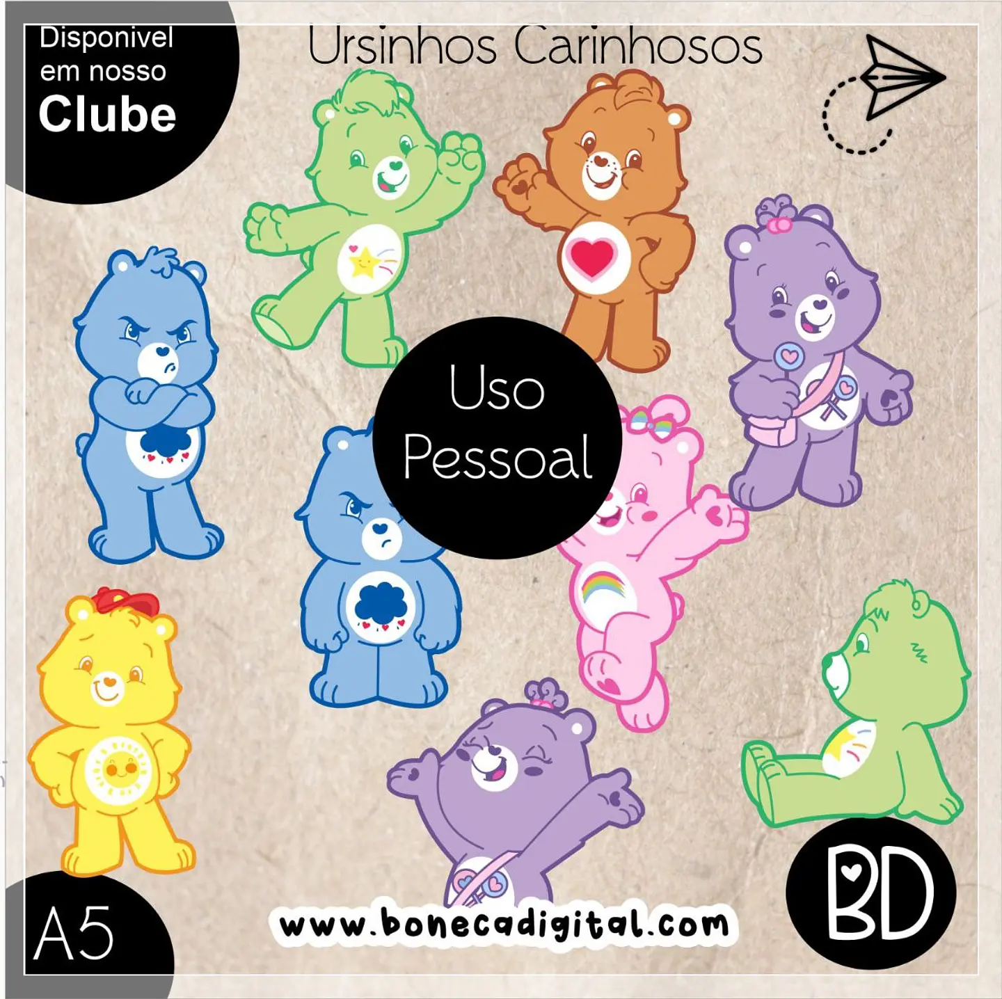Kit Digital Ursinhos Carinhosos 133 1