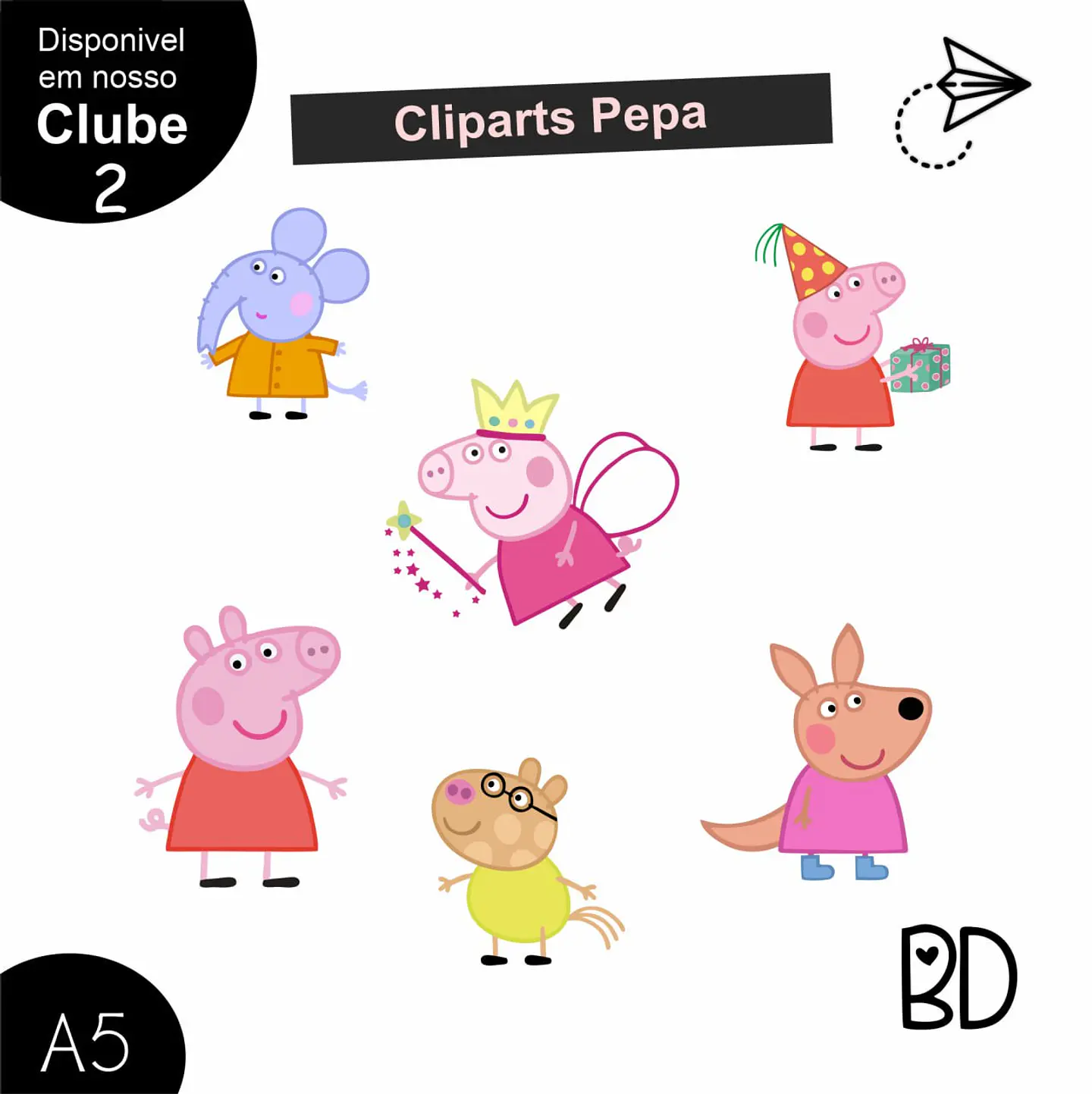 Kit Digital Pepa Pig Cliparts 130 1