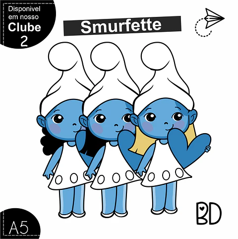 Kit Digital Smurfette 116
