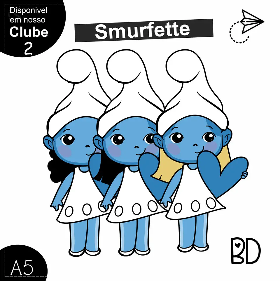 Kit Digital Smurfette 116 1