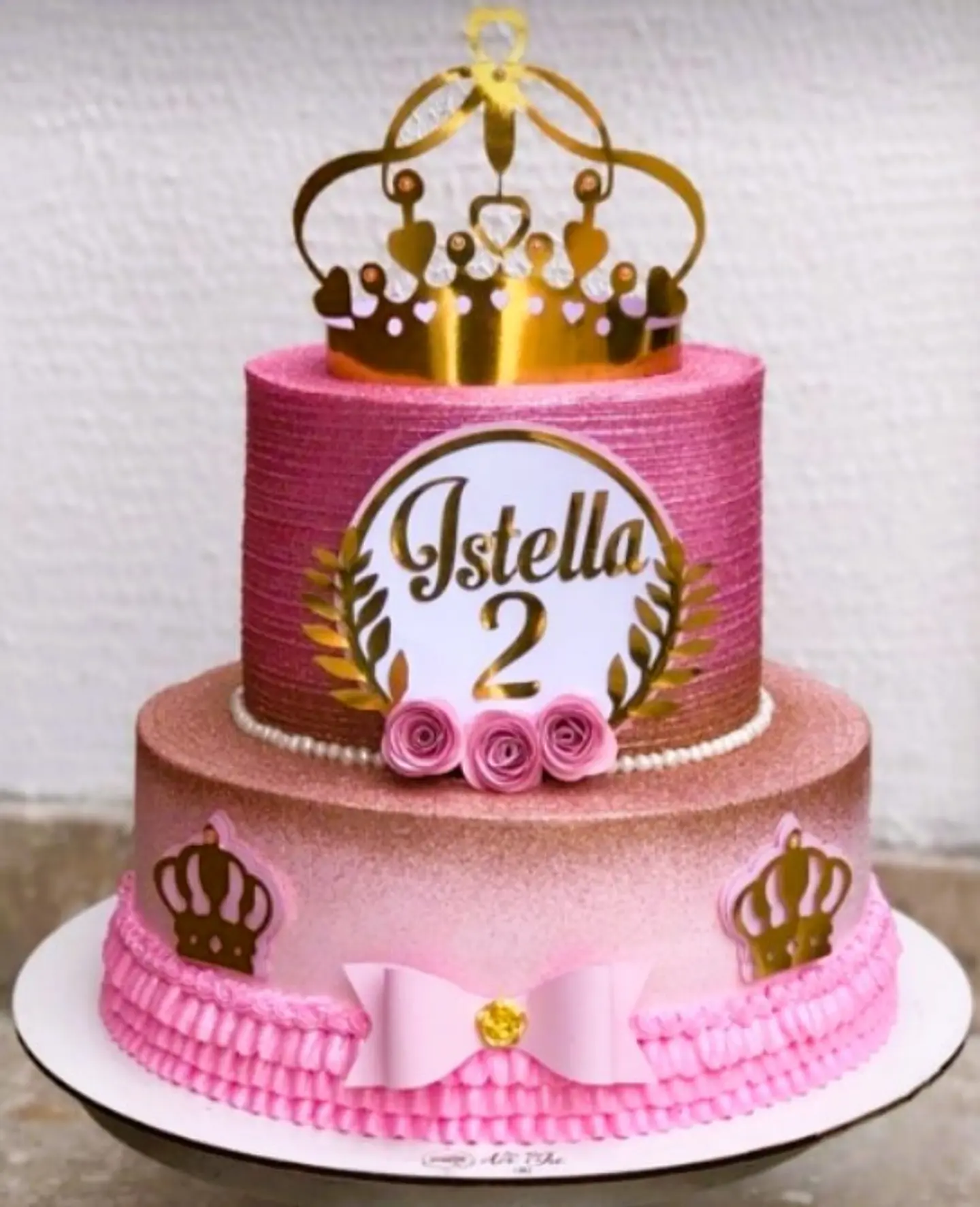 Arquivo de Corte Topo de Bolo Coroa Princesa Realeza Menina 6 1