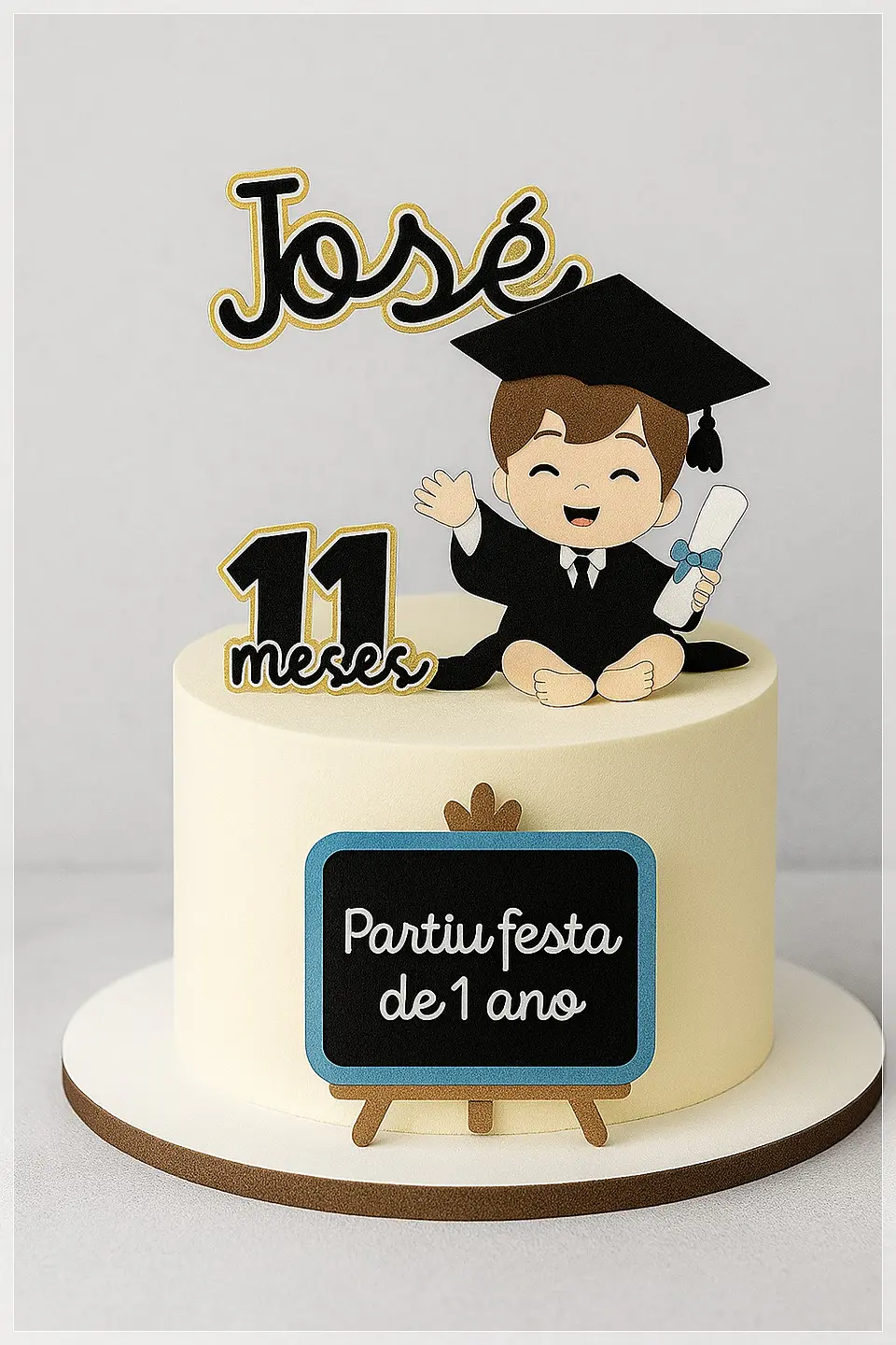Arquivo de Corte Topo de Bolo Conclusão Formatura Mesversário 8 1
