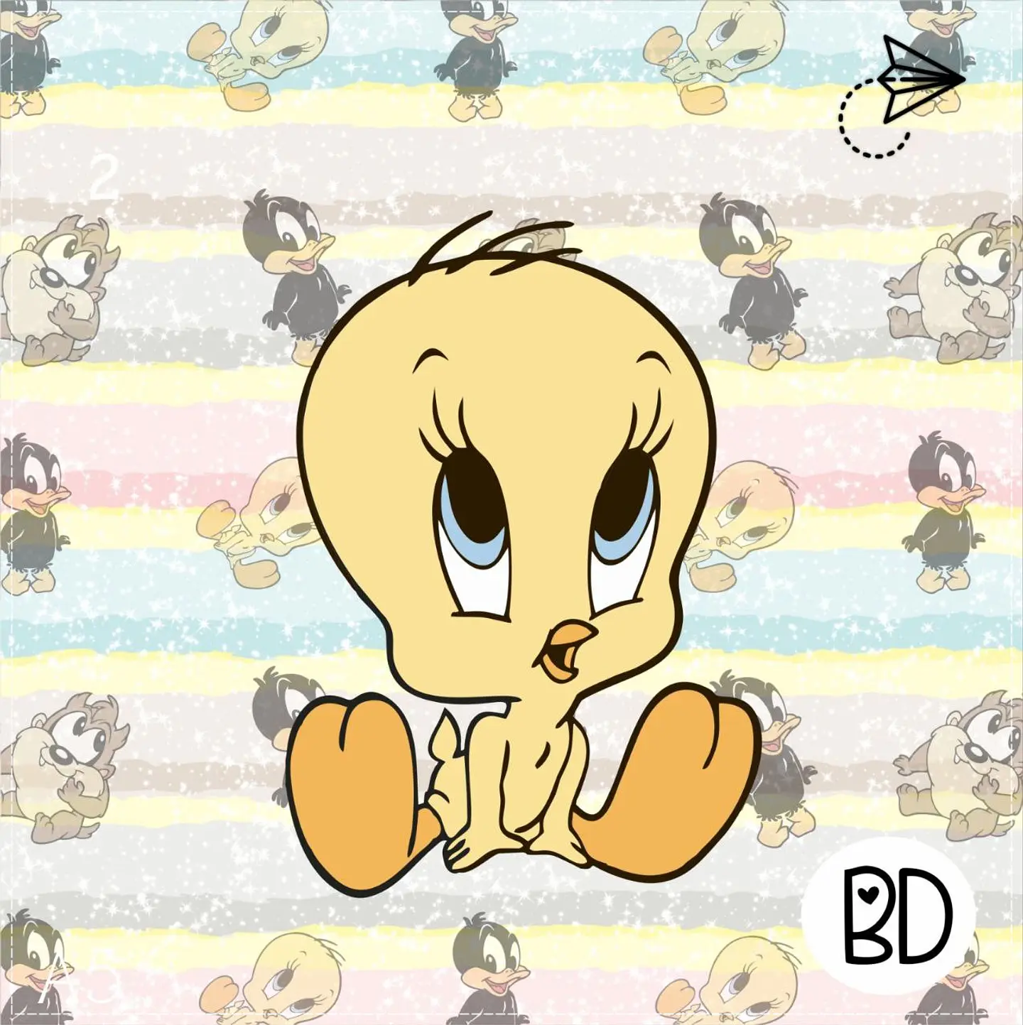 Kit Digital Looney Tunes Papeis 103 1