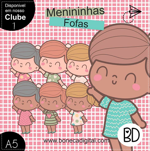 Kit Digital Meninas Fofinhas 27