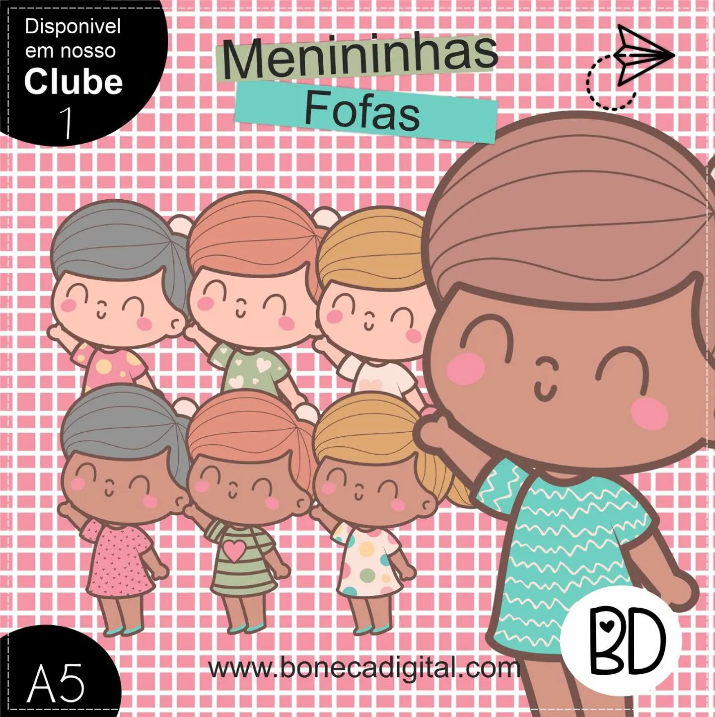 Kit Digital Meninas Fofinhas 27 1