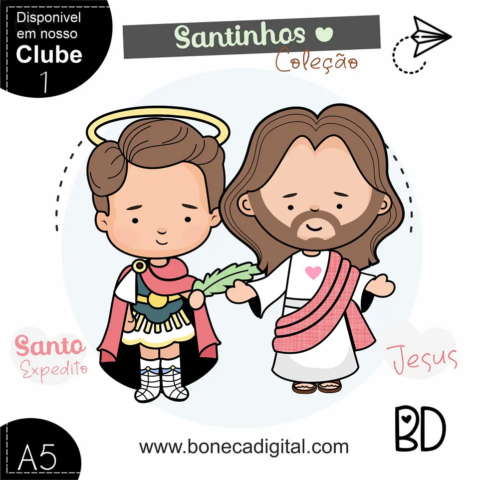 Kit Digital Jesus e Santo Expedito 10 1