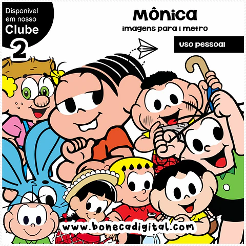 Kit Digital Turma da Mônica 80