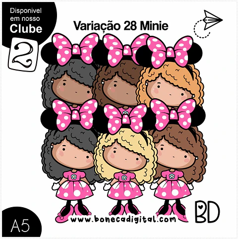 Kit Digital Minnie 74