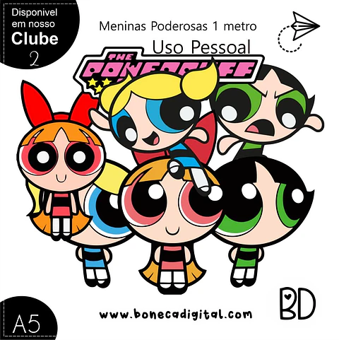 Kit Digital Meninas Super Poderosas 69