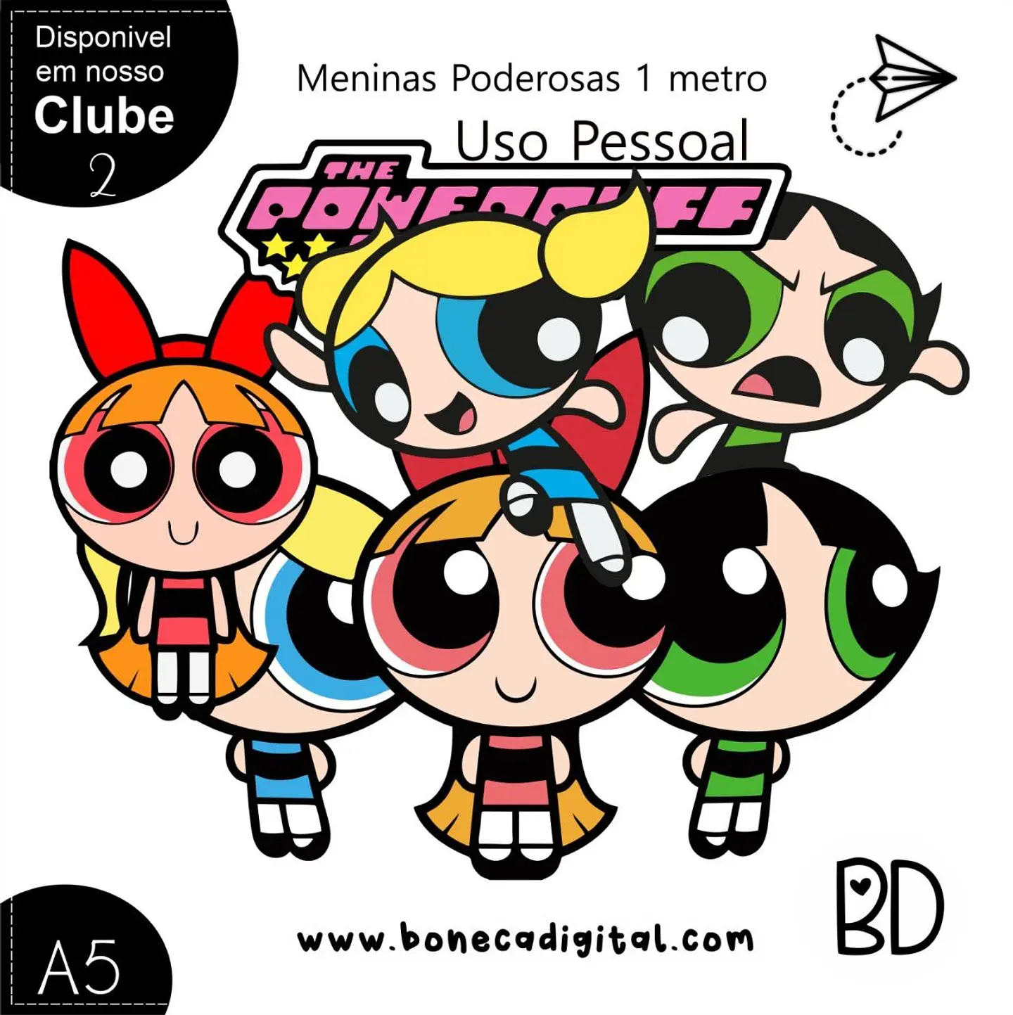 Kit Digital Meninas Super Poderosas 69 1