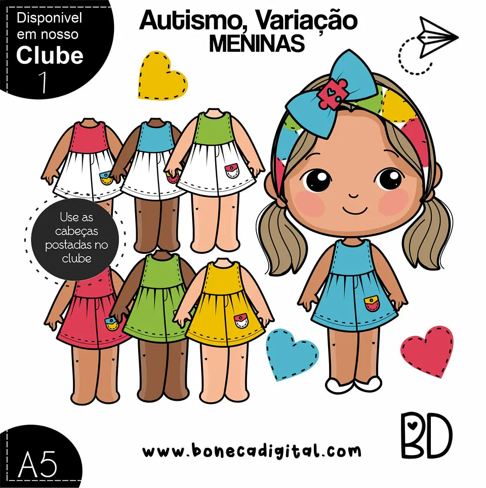 Kit Digital Autistas Meninas 46 1
