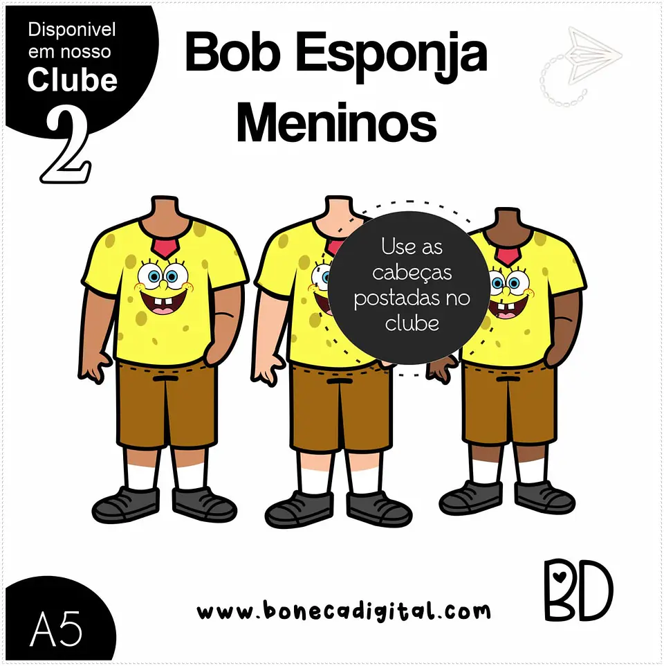 Kit Digital Bob Esponja Meninos 57 1