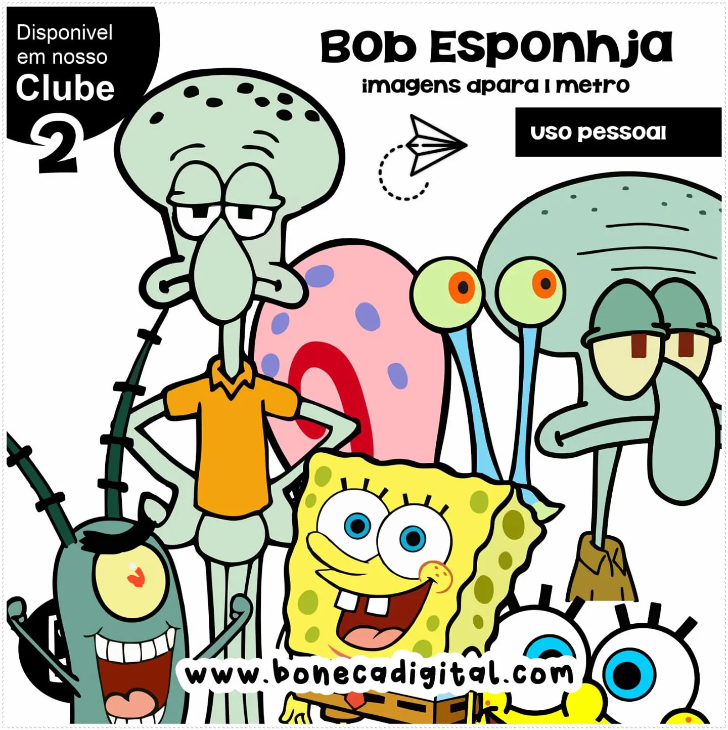 Kit Digital Bob Esponja 55 1