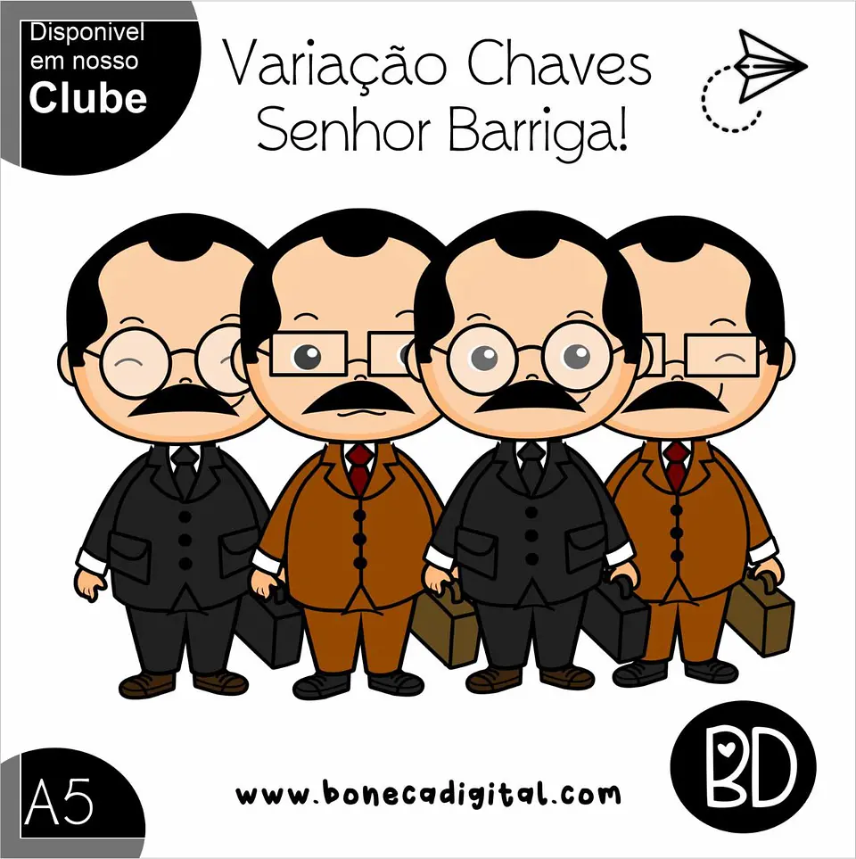Kit Digital Senhor Barriga 132 1