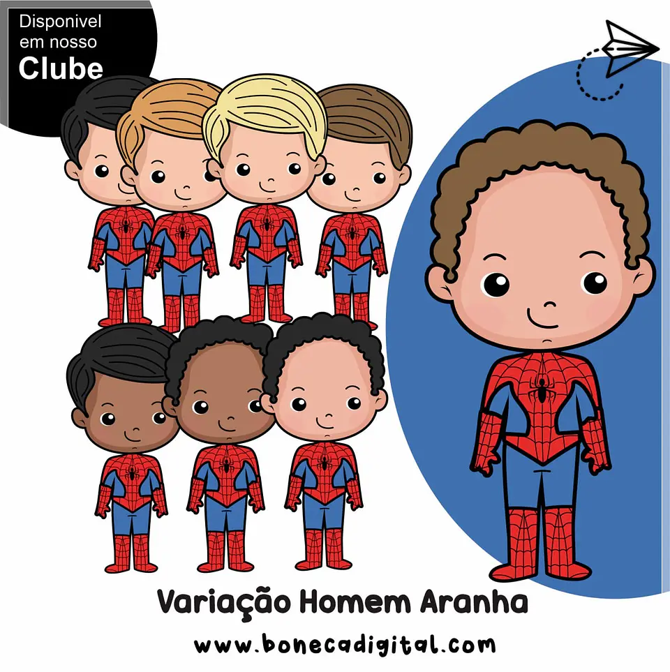 Kit Digital Bd Variação Home Aranha 36 1