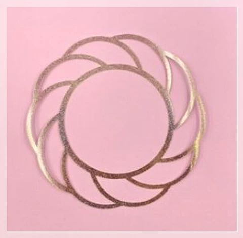Arquivo de Corte Topo de Bolo Circulos e Geométricos Floral 29
