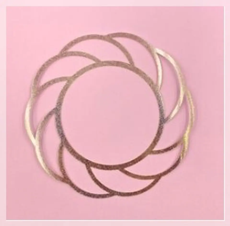 Arquivo de Corte Topo de Bolo Circulos e Geométricos Floral 29 1