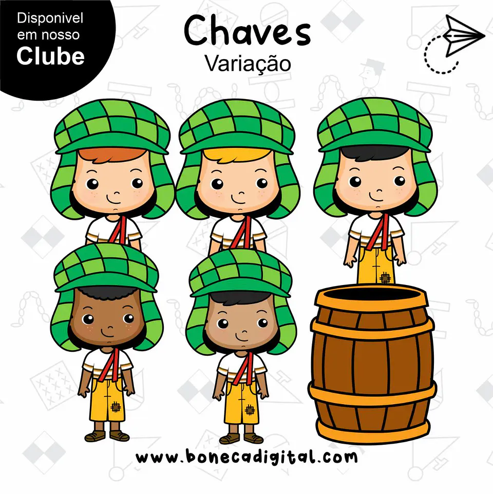 Kit Digital Chaves Variação Clube 22 1