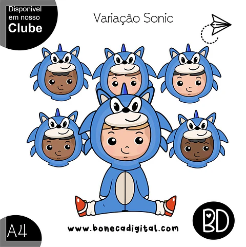 Kit Digital Kits Sonic Sentado 19