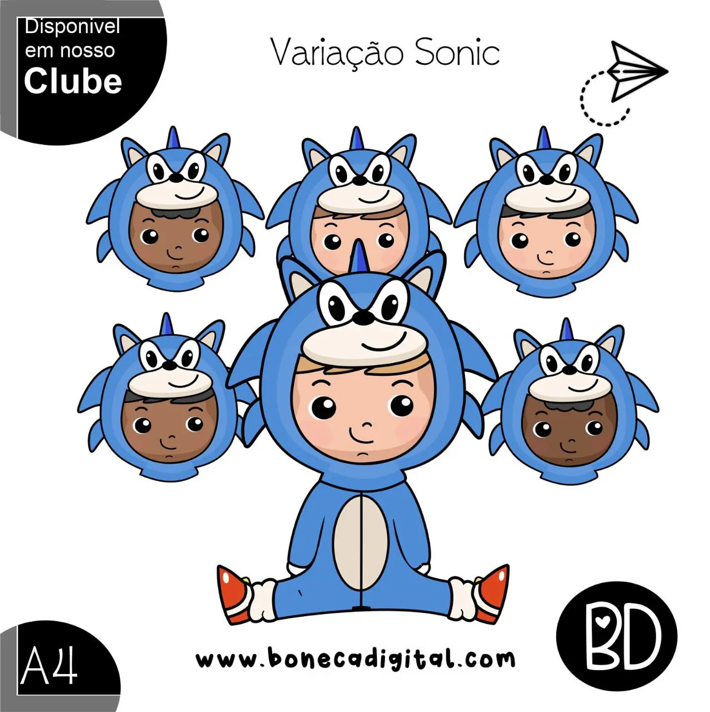 Kit Digital Kits Sonic Sentado 19 1
