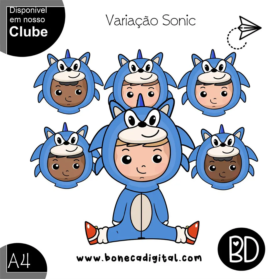 Kit Digital Kits Sonic Sentado 19 1