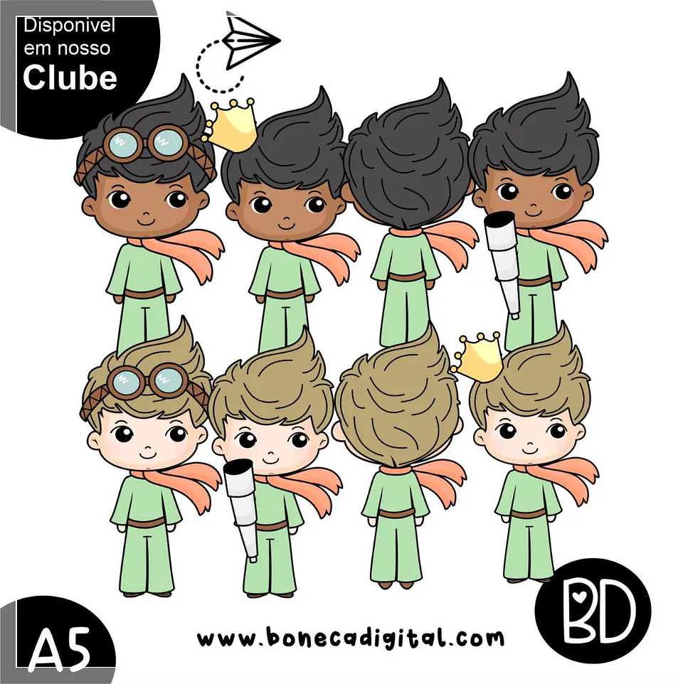 Kit Digital Papeis Digital Variação Pequeno Principe 21 1