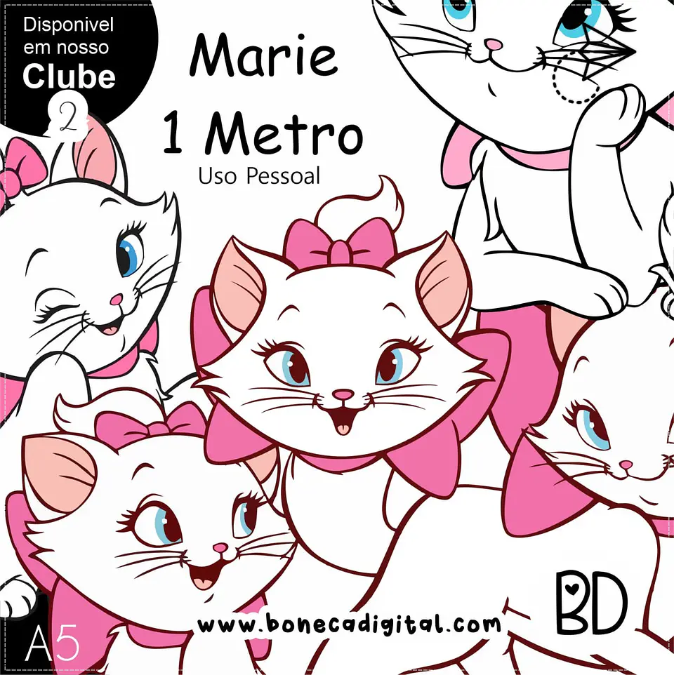 Kit Digital Gatinha Marie 65 1
