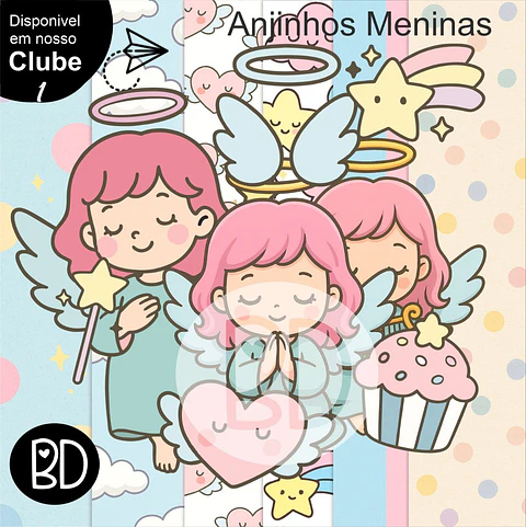 Kit Digital 66 Anjinha Menina 1