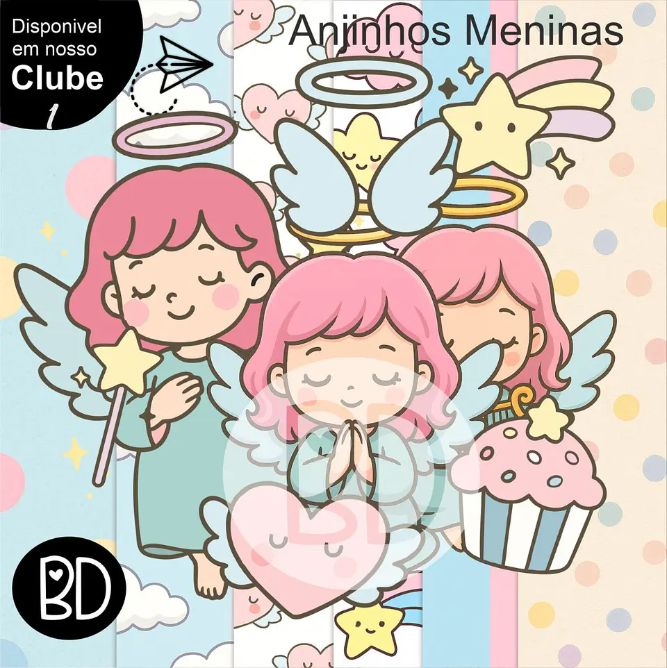 Kit Digital 66 Anjinha Menina 1 1