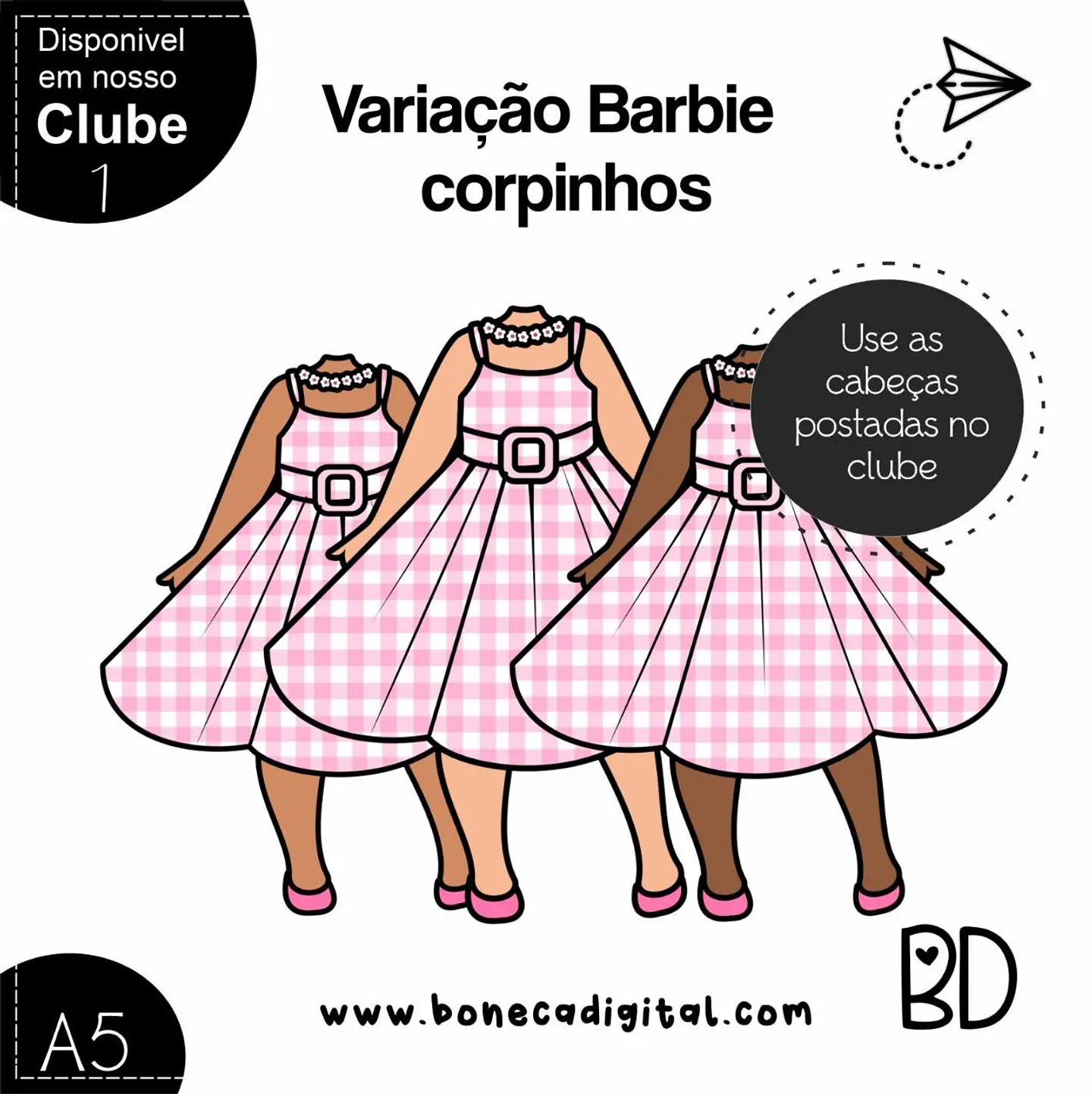 Kit Digital Barbie Roupinhas 52 1