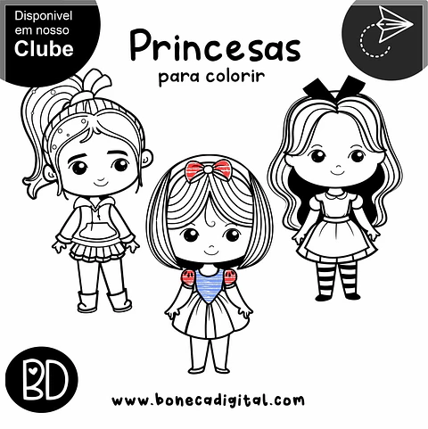 Kit Digital Bd Princesas Rsco 1 33