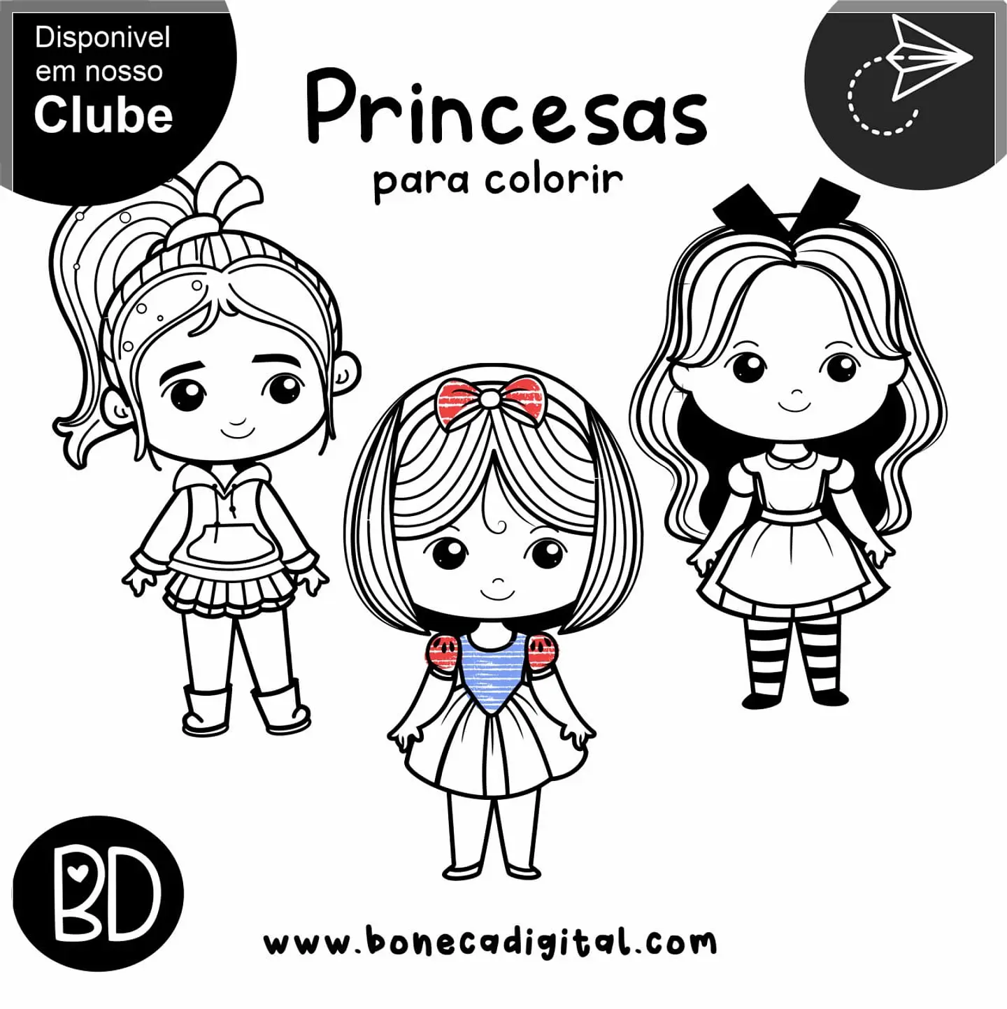 Kit Digital Bd Princesas Rsco 1 33 1
