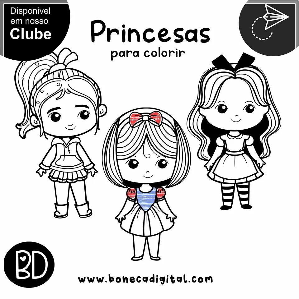 Kit Digital Bd Princesas Rsco 1 33 1