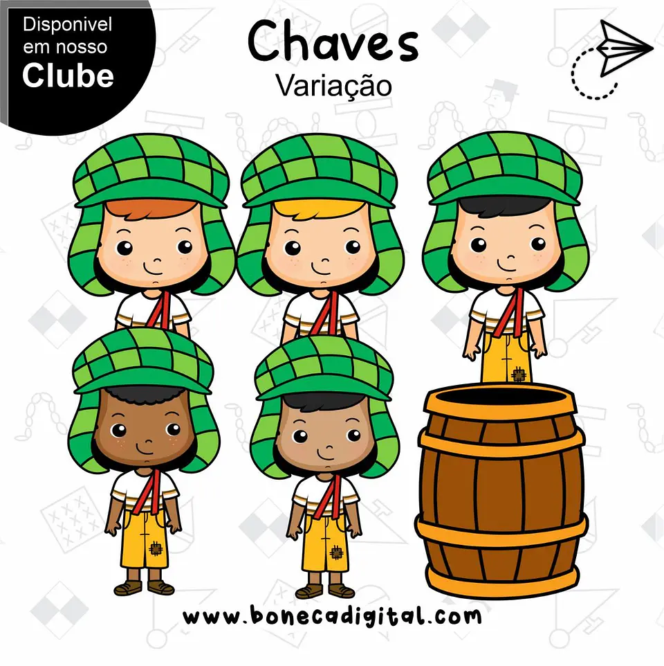 Kit Digital Bd Chaves Variação Clube 30 1