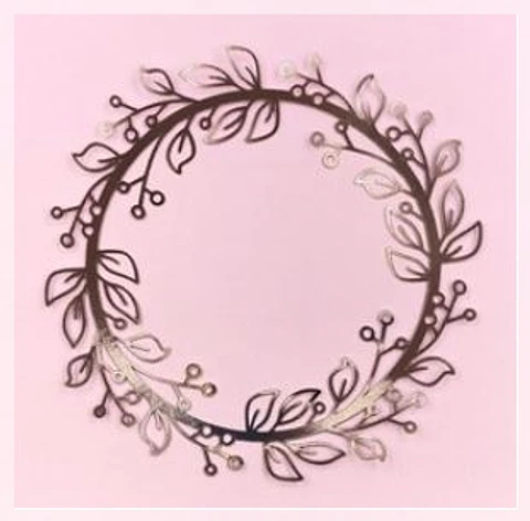 Arquivo de Corte Topo de Bolo Circulos e Geométricos Floral 19