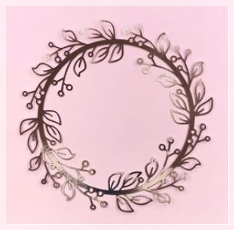 Arquivo de Corte Topo de Bolo Circulos e Geométricos Floral 19 1