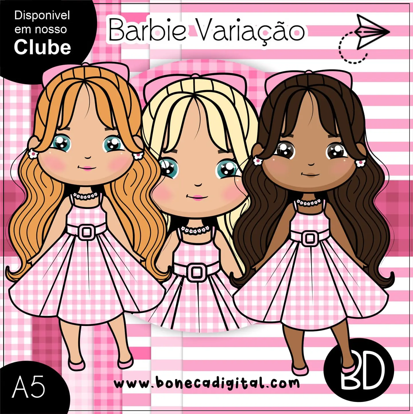 Kit Digital BDvariação Barbie 40 1