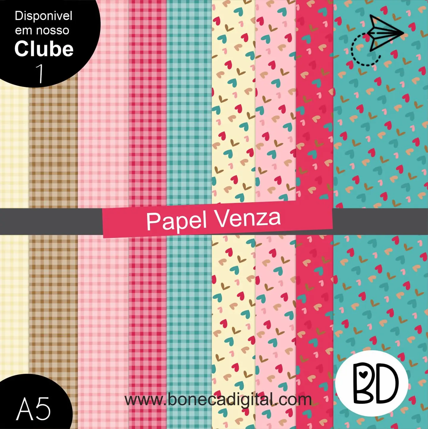 Kit Digital Veneza Papeis 70 1