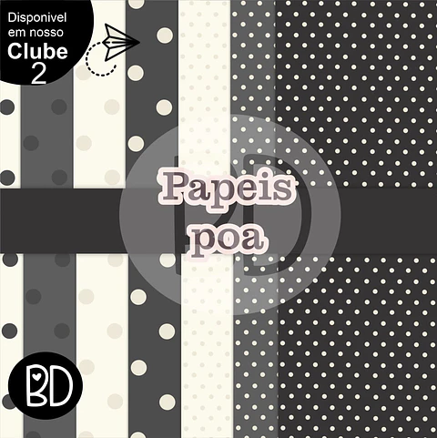 Kit Digital Papeis Poa a 94