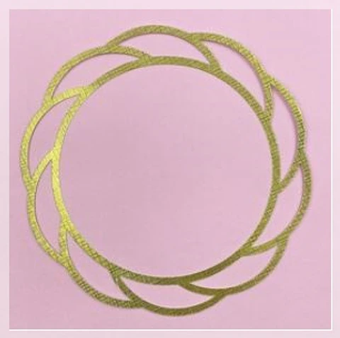 Arquivo de Corte Topo de Bolo Circulos e Geométricos Floral 28
