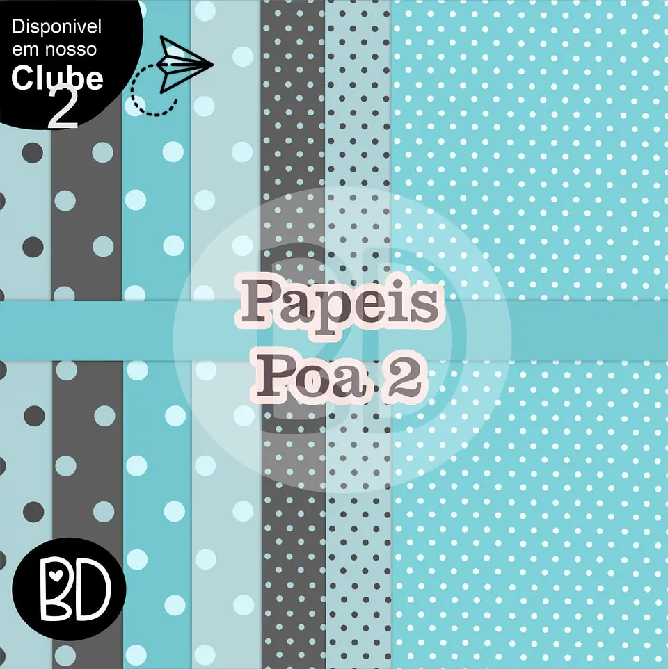 Kit Digital Papeis Poa 2 93 1
