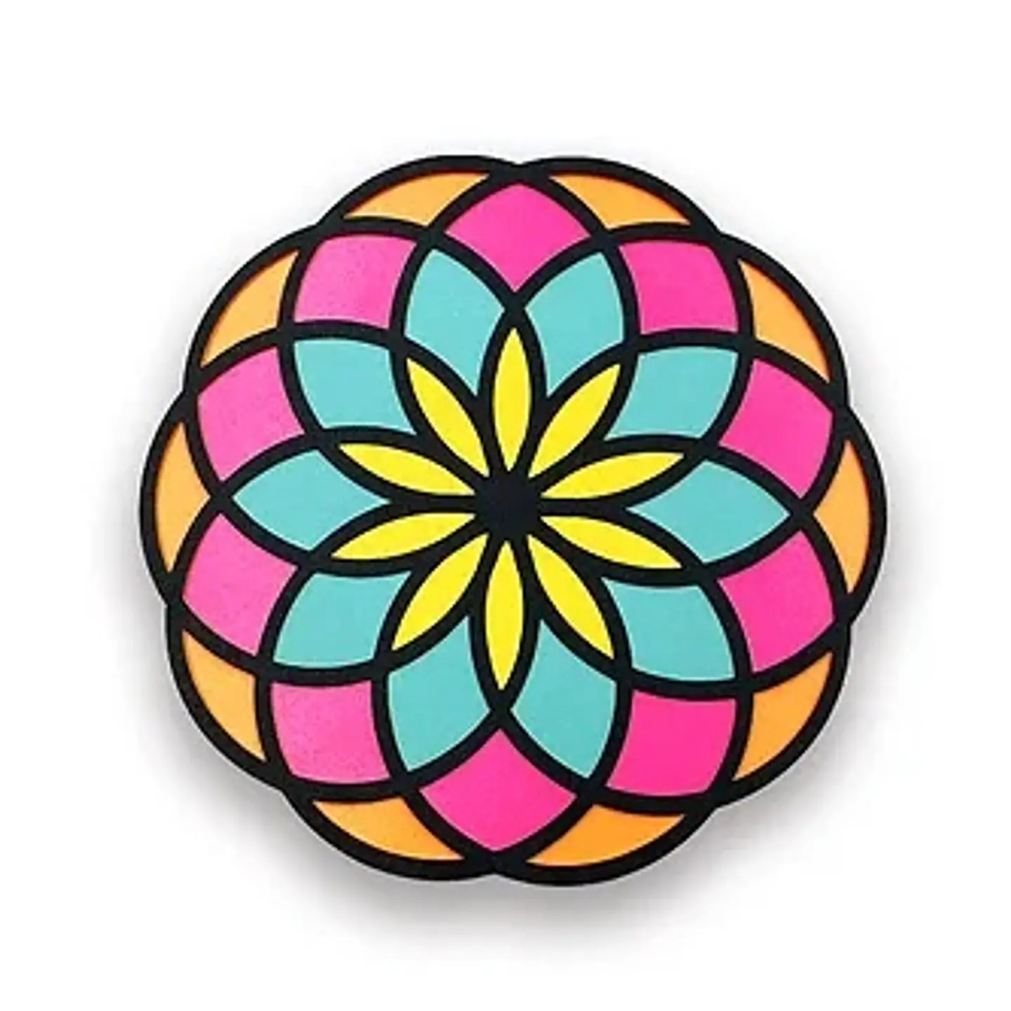 Arquivo de Corte Topo de Bolo Circulos e Geométricos Floral 31 1
