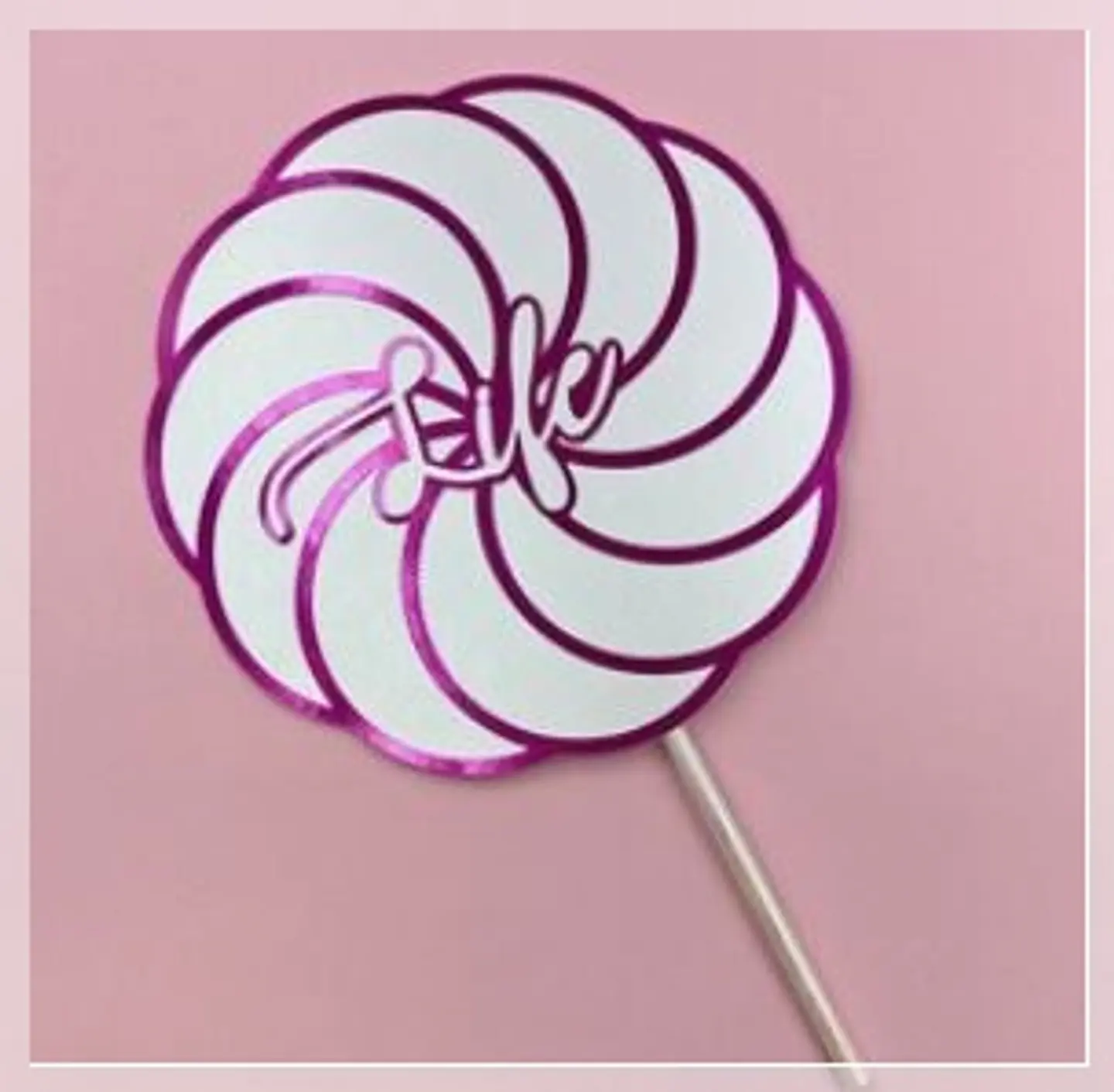 Arquivo de Corte Topo de Bolo Circulos e Geométricos Floral 30 1