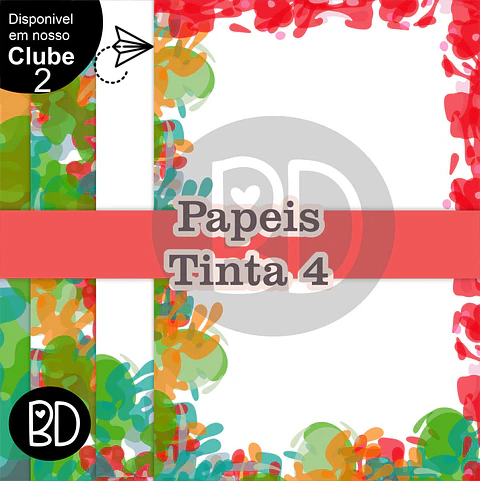 Kit Digital Papeis Tinta 4 44