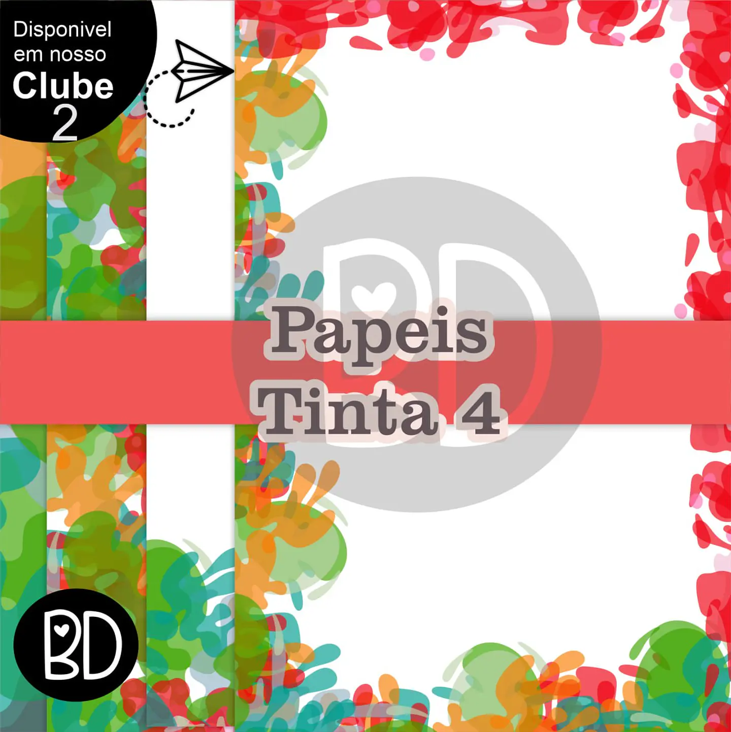 Kit Digital Papeis Tinta 4 44 1