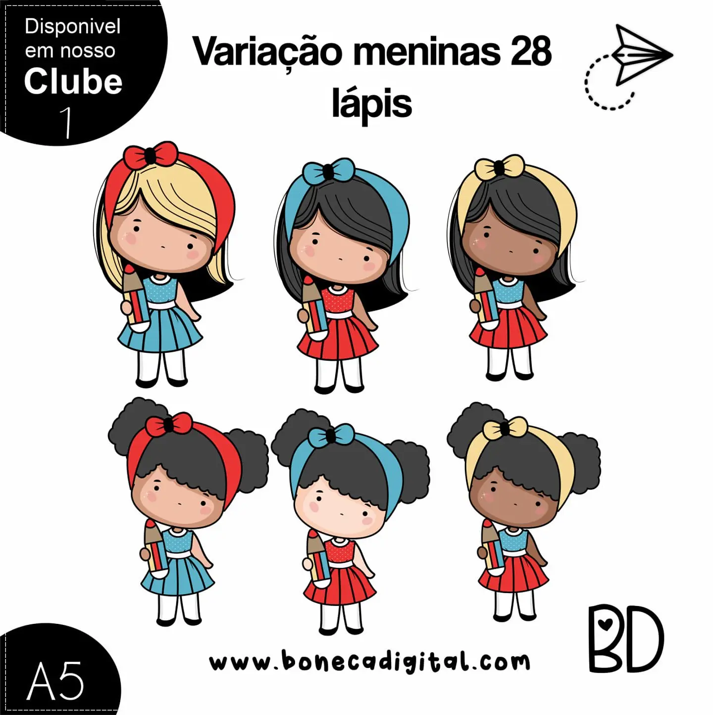 Kit Digital Lápis Escolar Volta as Aulas 3 1